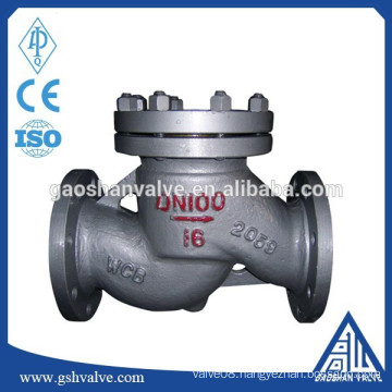 casting steel flange insert style check valve